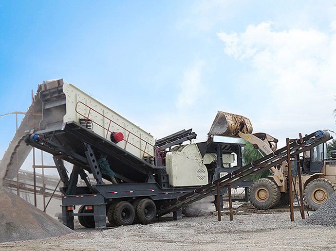 移動(dòng)破碎站石料生產(chǎn)線